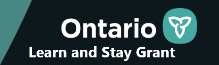 Ontario Learn and Stay Grant graphic