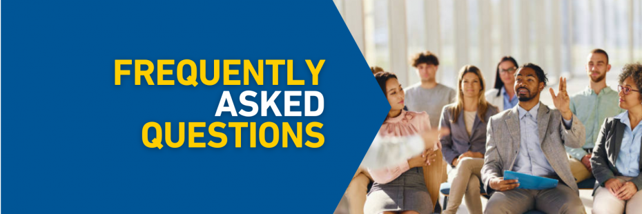 someone standing and answering questions