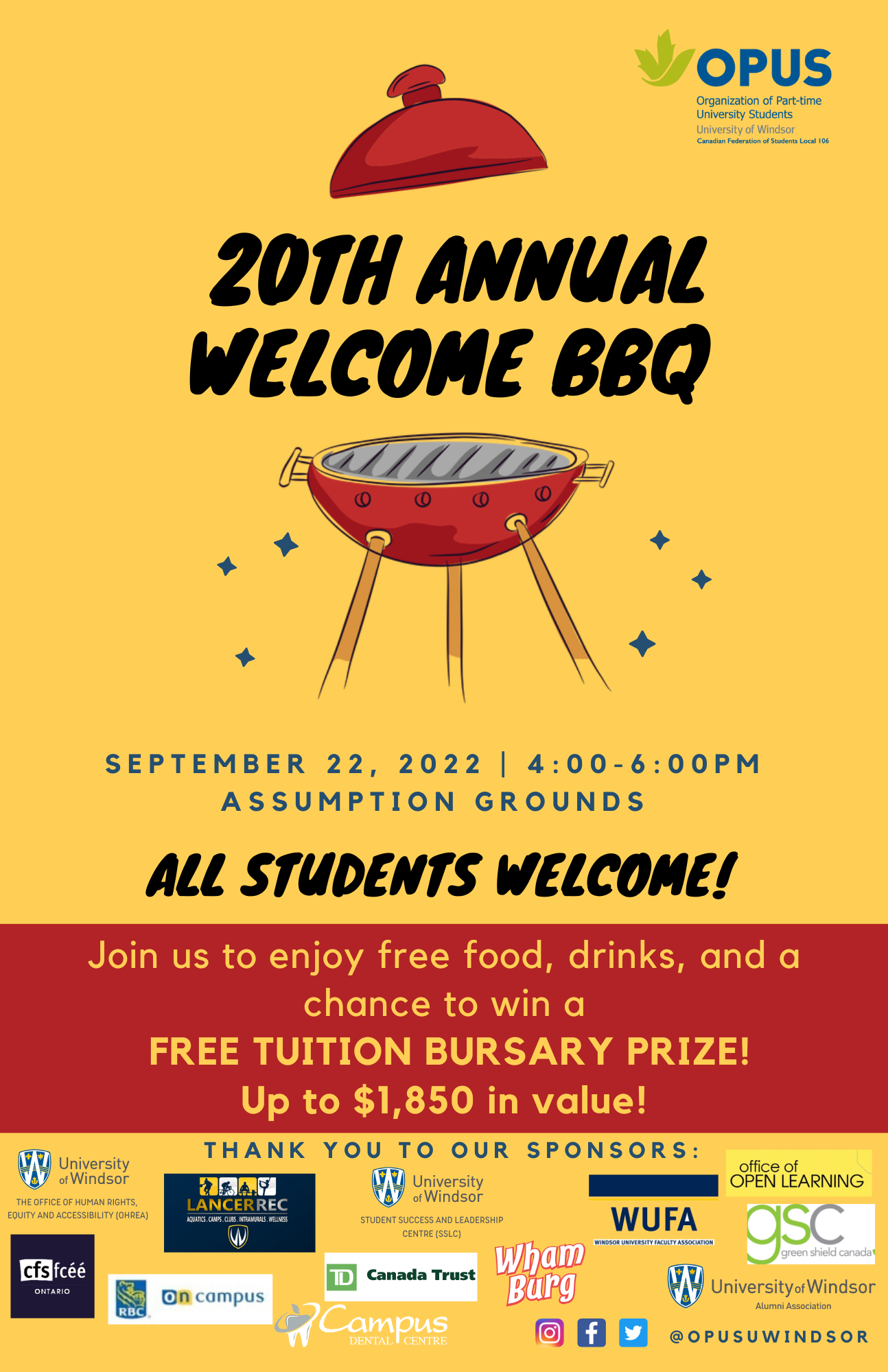 Annual Welcome BBQ | Organization of Part-time University Students