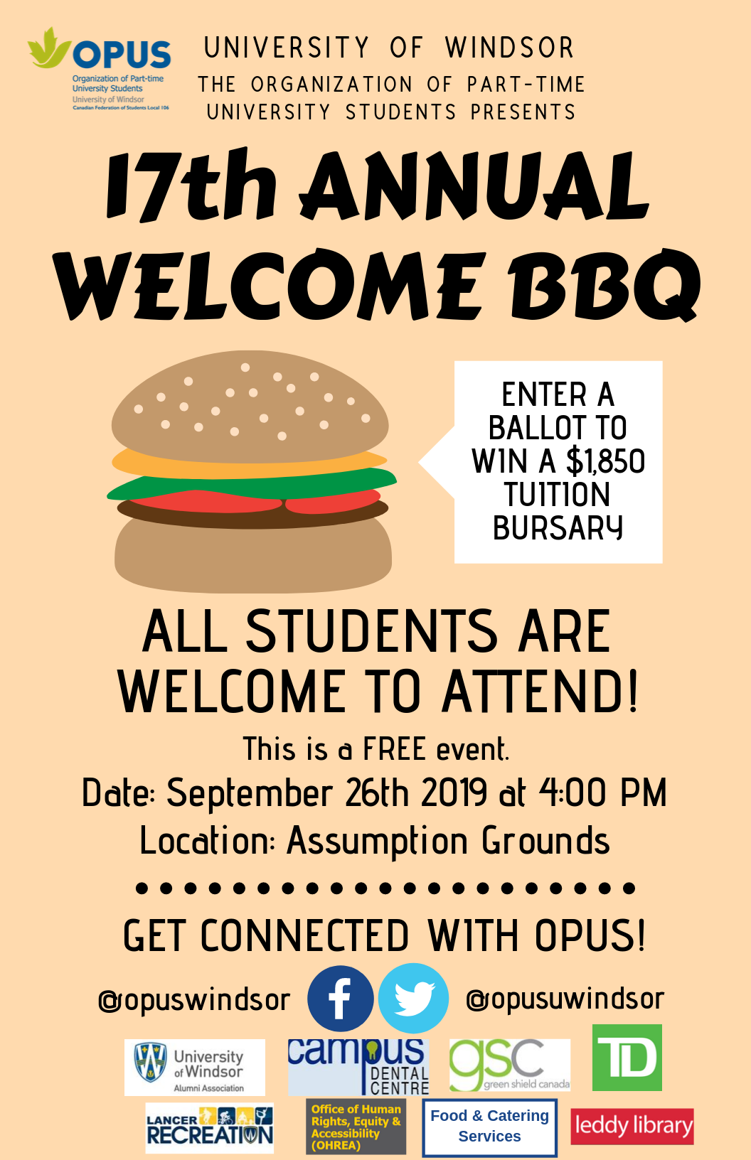 Annual Welcome BBQ | Organization of Part-time University Students