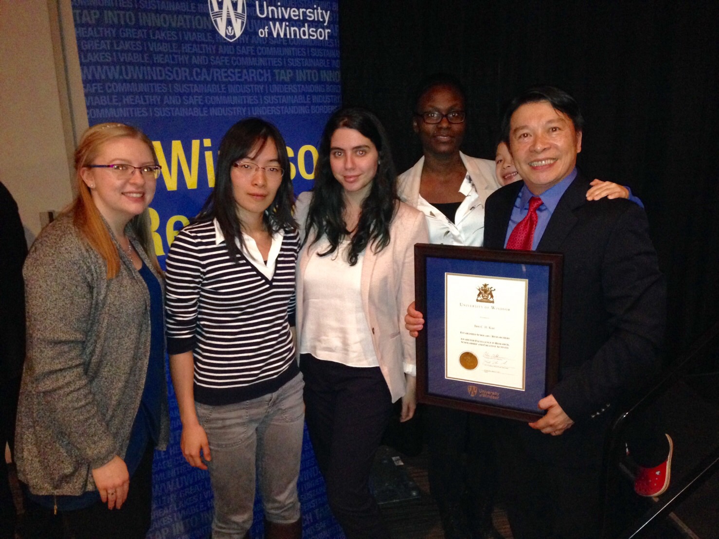 Dr. Ben C. H. Kuo with Students from the Multicultural Clinical & Counselling Research lab