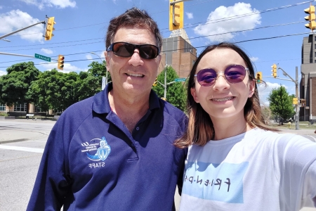 Dr. Smith with Mitacs Globalink Summer Intern Carolina Rodriguez Molina