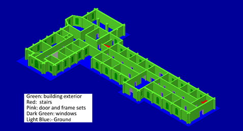 1st floor interior CAD detail