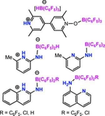 Reactions of Substituted Pyridines with Electrophilic Boranes