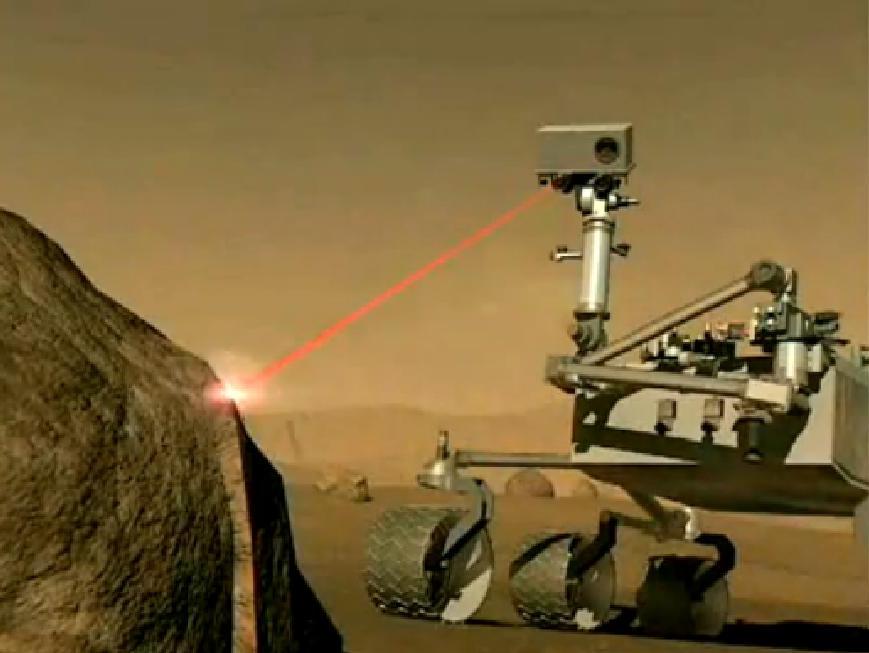 LIBS apparatus with laser
