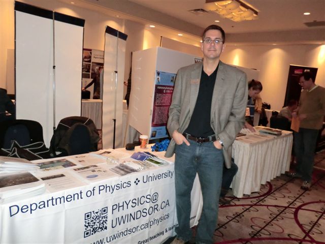Dr Rehse at the Vancouver Canadian Undergraduate Physics Conference