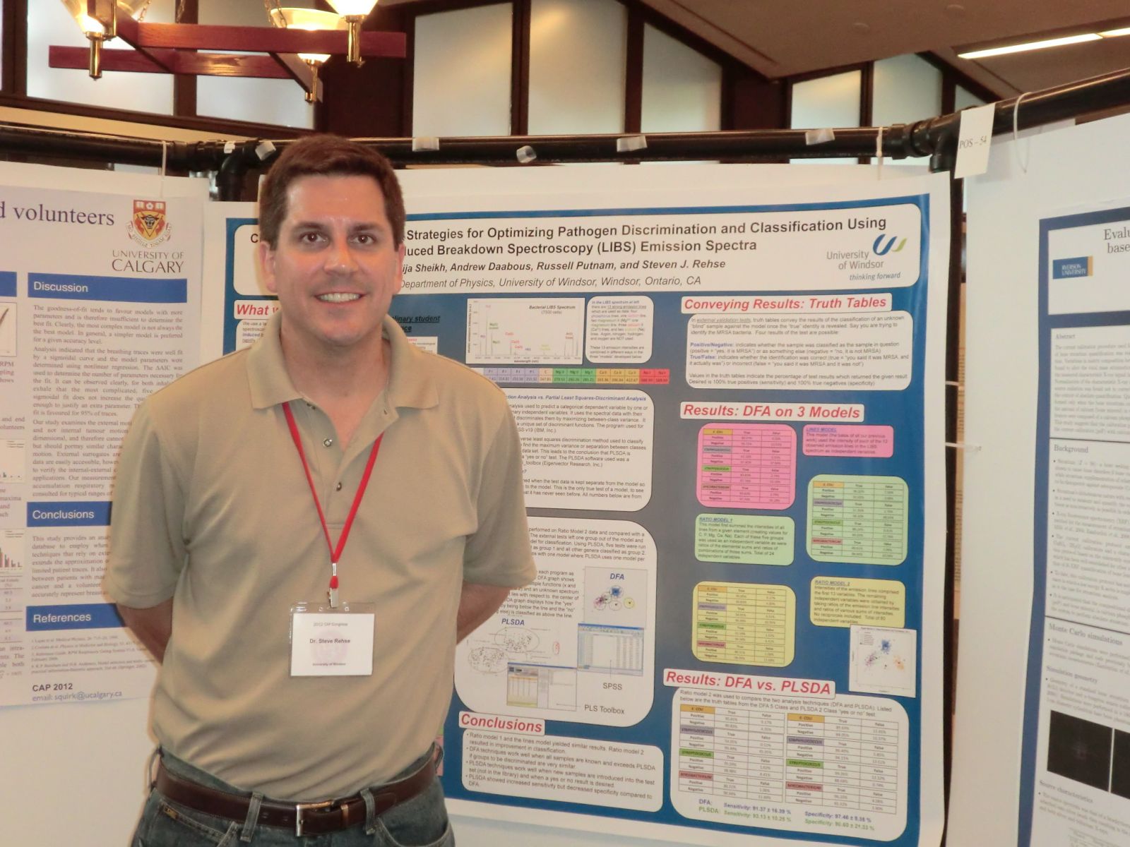 Dr. Rehse at the Annual Canadian Association of Physicists Congress