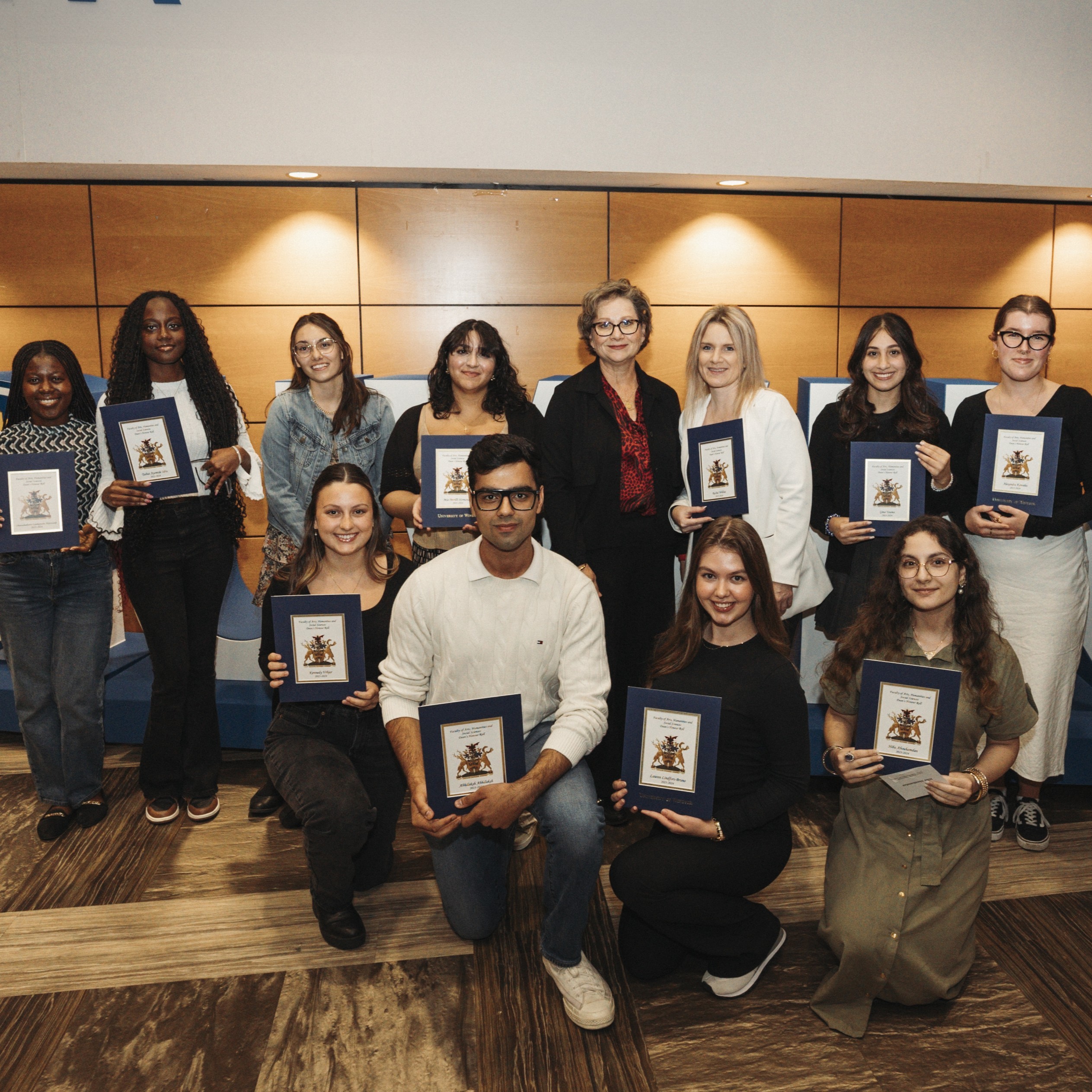 Group of scholarship winners