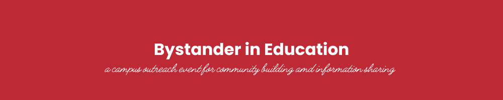 Bystander in Education banner