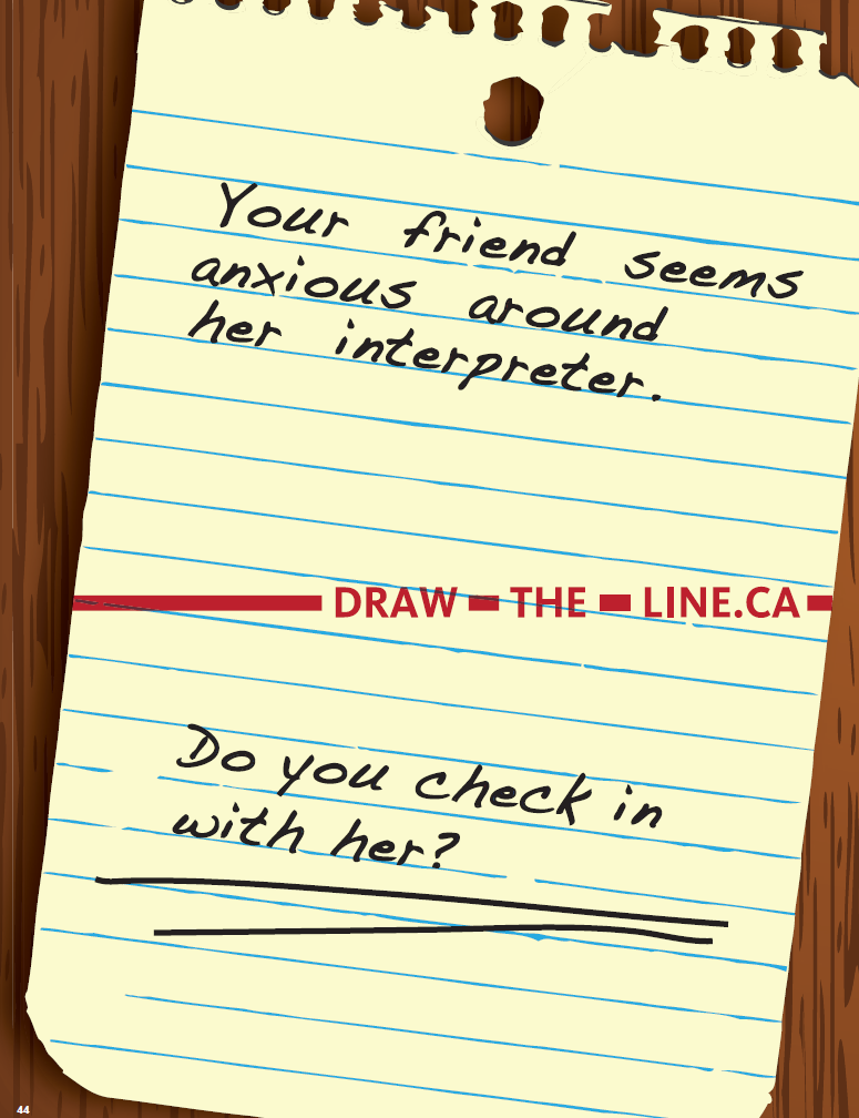 Draw the Line - Anxiety With Interpreter