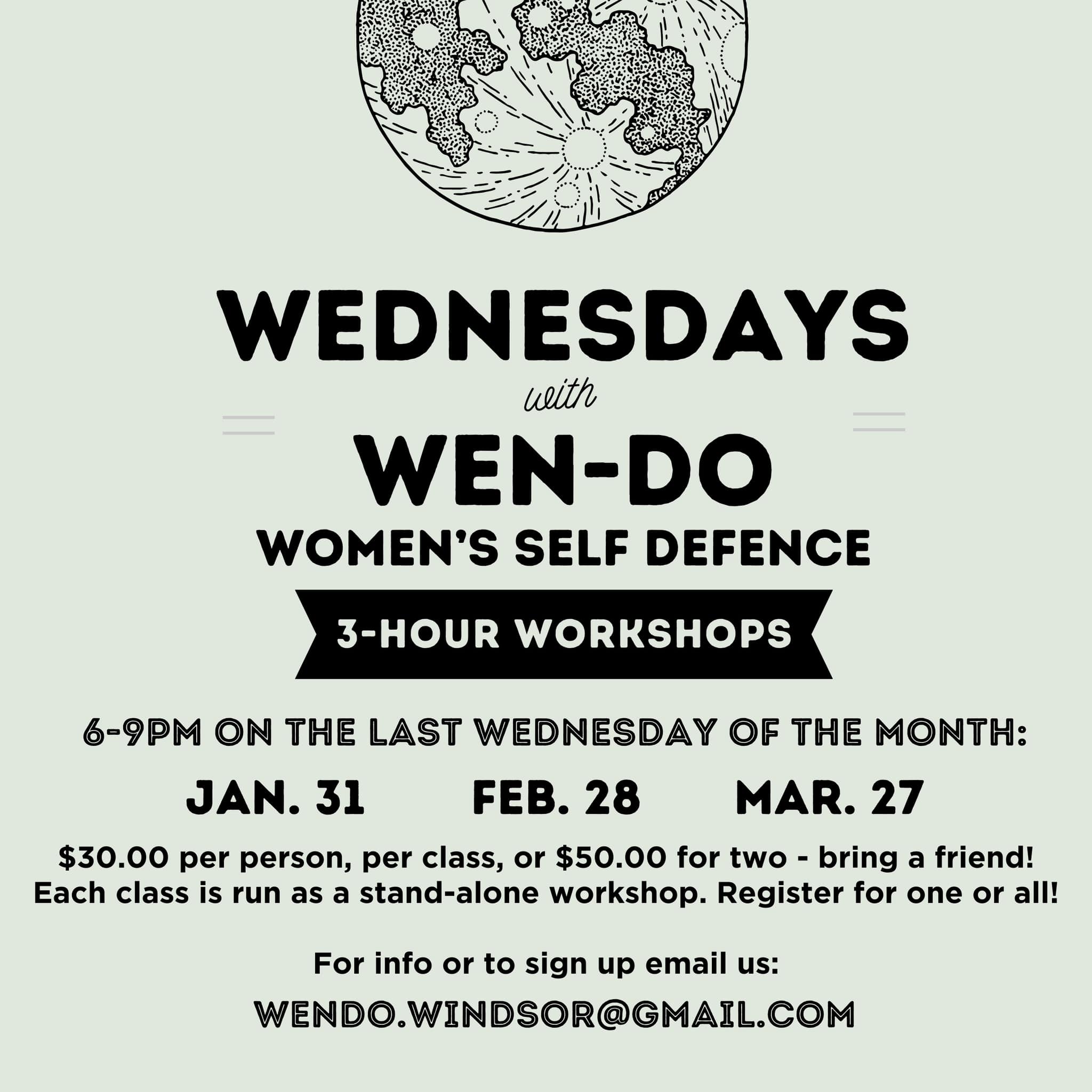 Wednesdays with Wen Do flyer