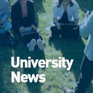 University of Windsor students listen to a lecture by professor Vincent Georgie.