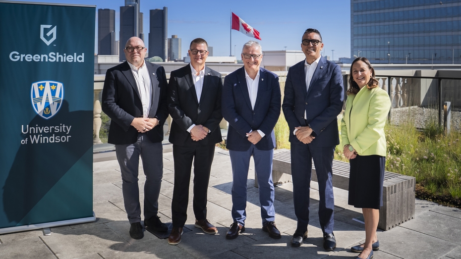 GreenShield and UWindsor announce building renaming.