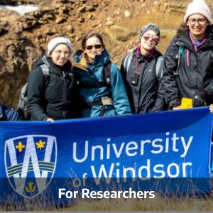 image which links to page for researchers of university of windsor