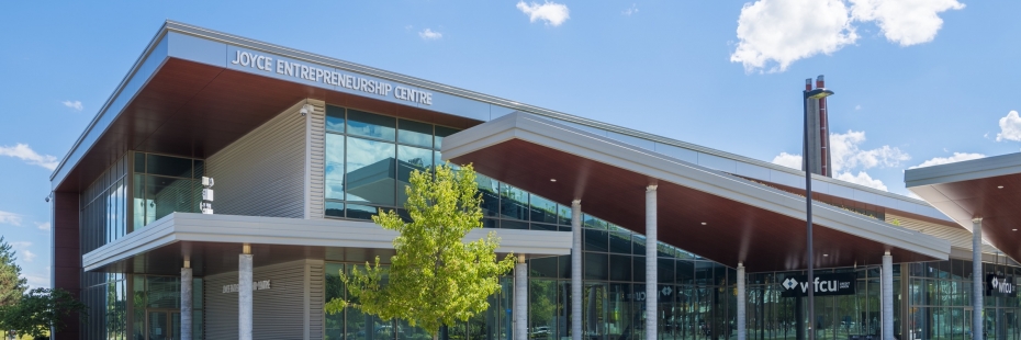 Image of the Joyce Entrepreneurship Building exterior