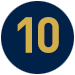 Number 10 in circle