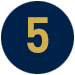 Number 5 in circle