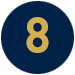 Number 8 in circle
