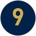 Number 9 in circle