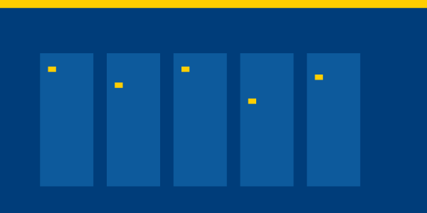 Illustration of server racks representing the Nibi cluster