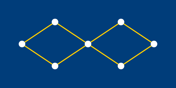 Illustration of connected computing nodes representing the Trillium cluster