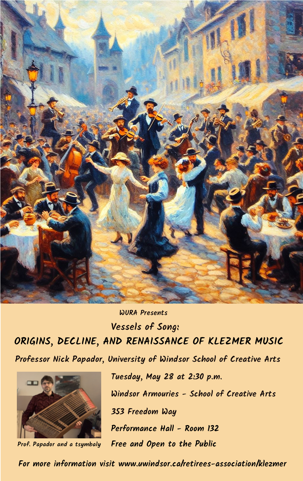 Klezmer music poster