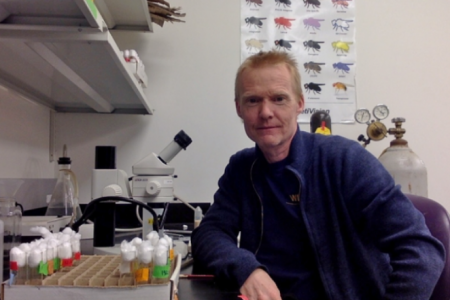 Biology professor Andrew Swan has been awarded a $30,000 grant to study a protein associated with cell growth in hopes of identifying treatment for cancer.