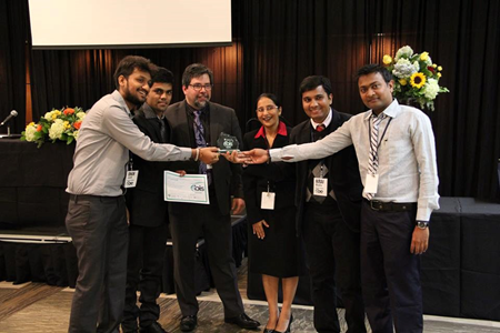 BIS Competition $250 Prize Award goes  to the 3rd place team, 2015