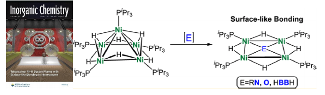 TOC:Synthesis of Surface- Analogue Square- Planar Tetranuclear Nickel Hydride Clusters and Bonding to μ4- NR, - O and - BH Ligands