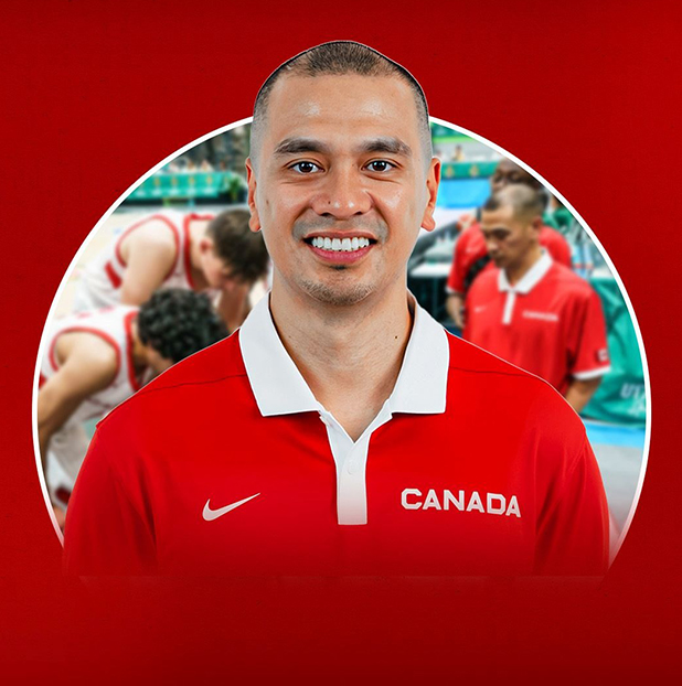 Chris Cheng in Team Canada colours