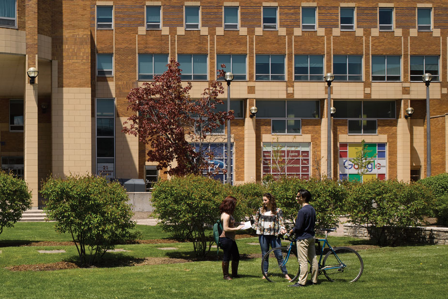 Students talking