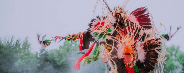 Powwow dancer