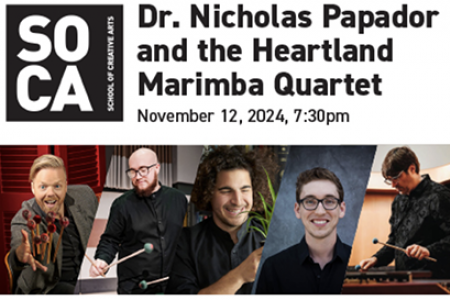 Dr. Nicholas Papador and the Heartland Marimba Quartet