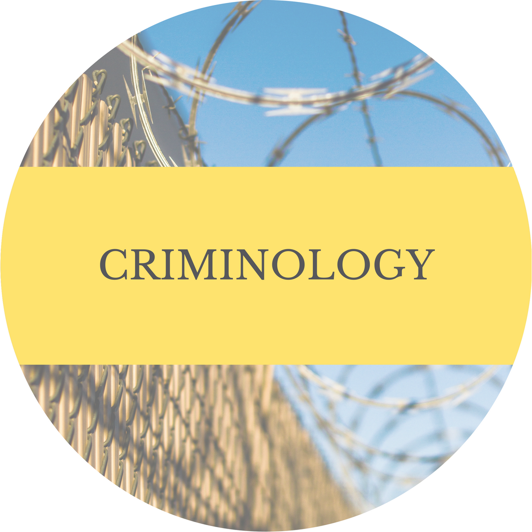 Criminology Graphic Button