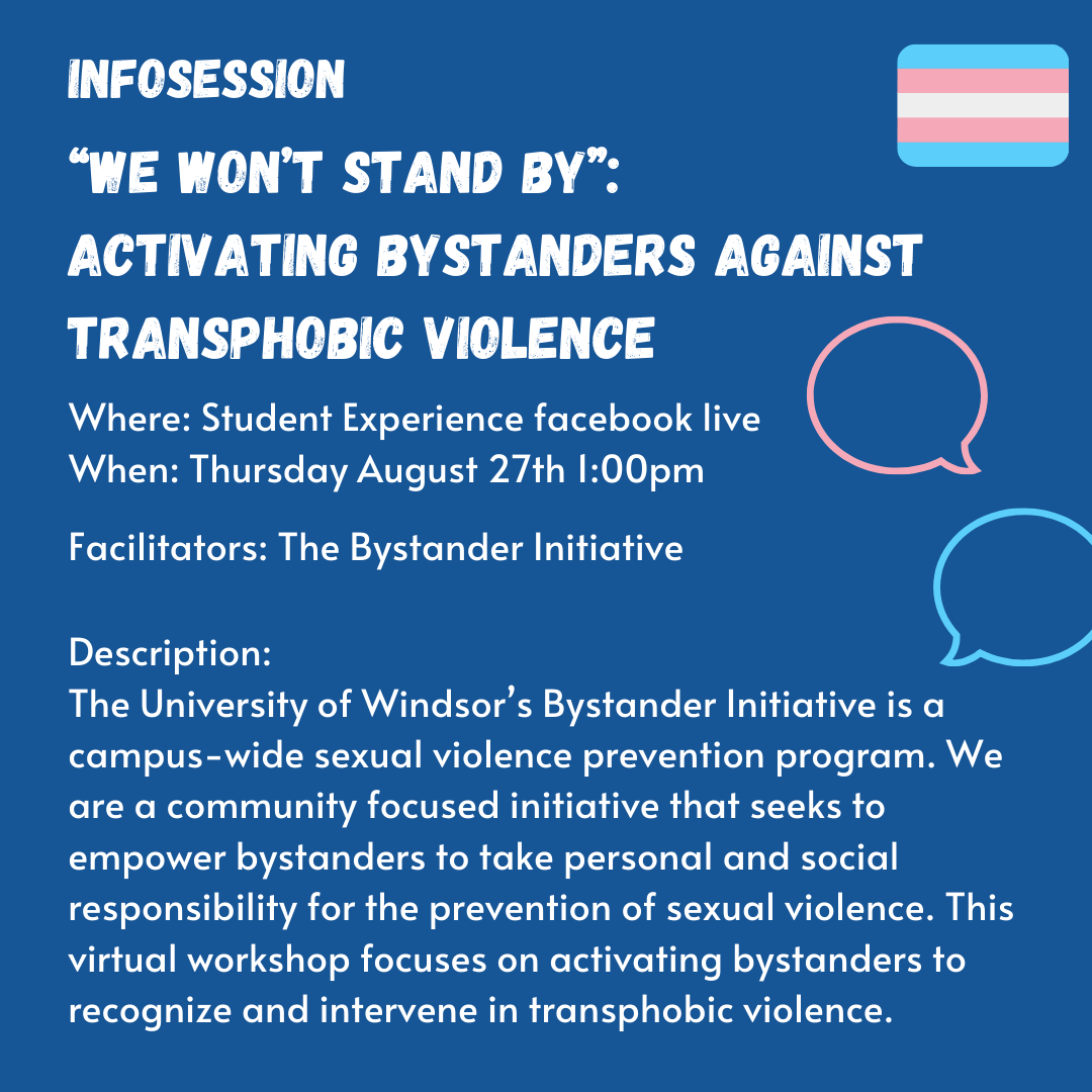 “We Won’t Stand By” Activating Bystanders Against Transphobic Violence