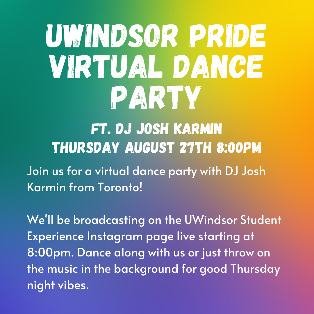 UWindsor Pride Virtual Dance Party