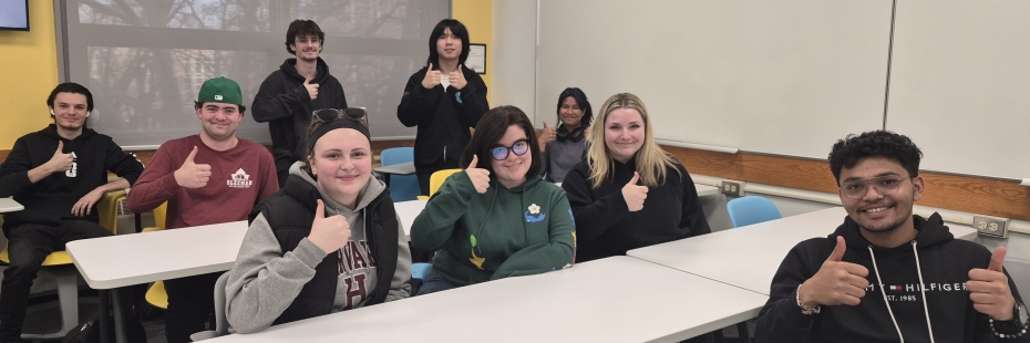 Students in the Bounce Back Classroom 