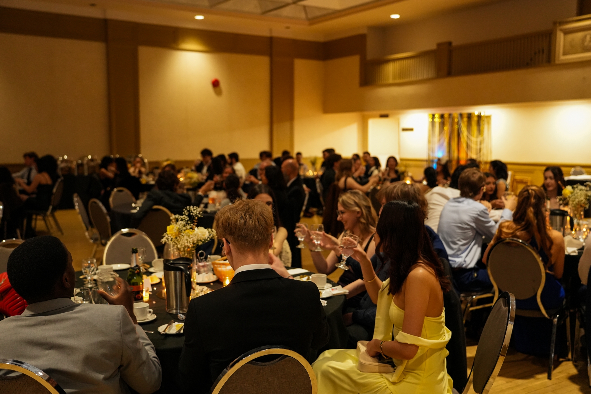 The gala scene
