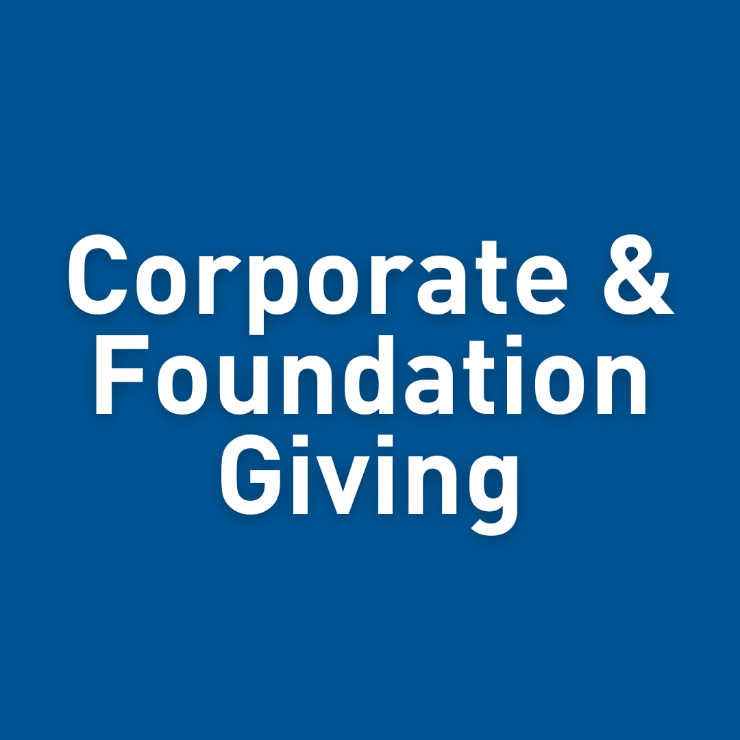 Corporate and Foundation Giving with link to more information