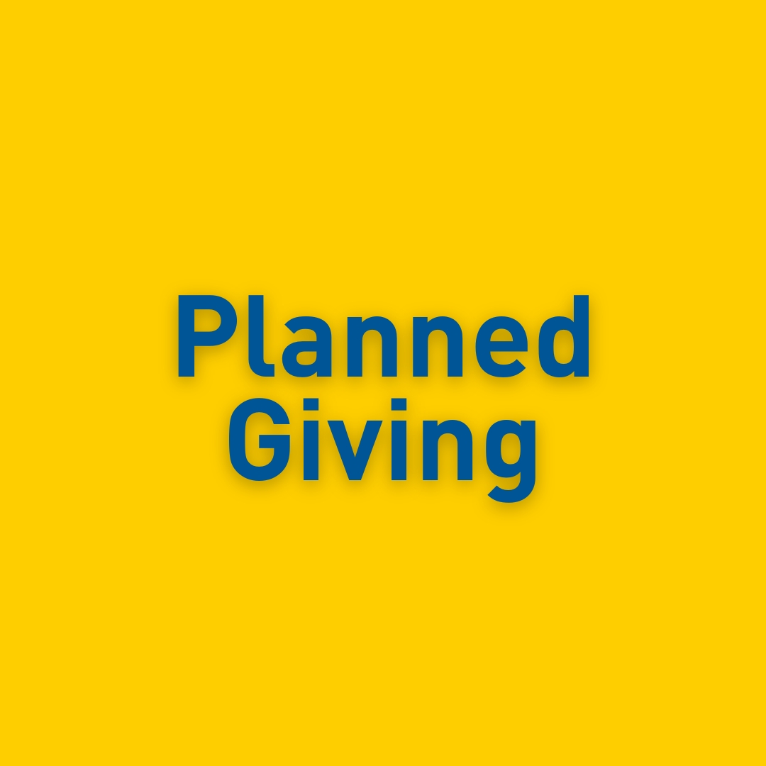 Planned Giving with link to more information.