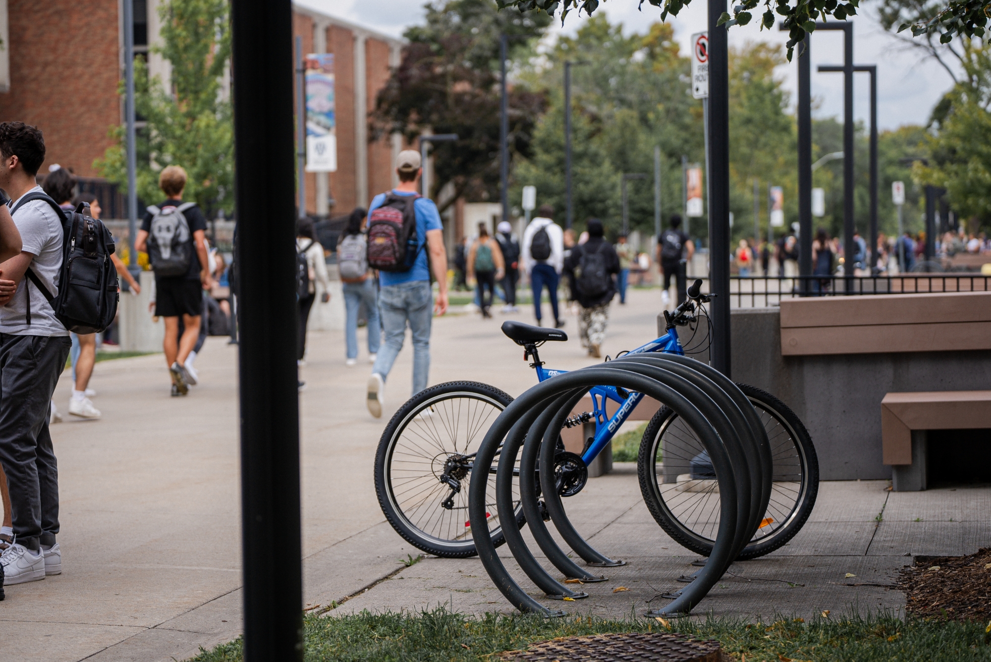 Bike Racks on Campus