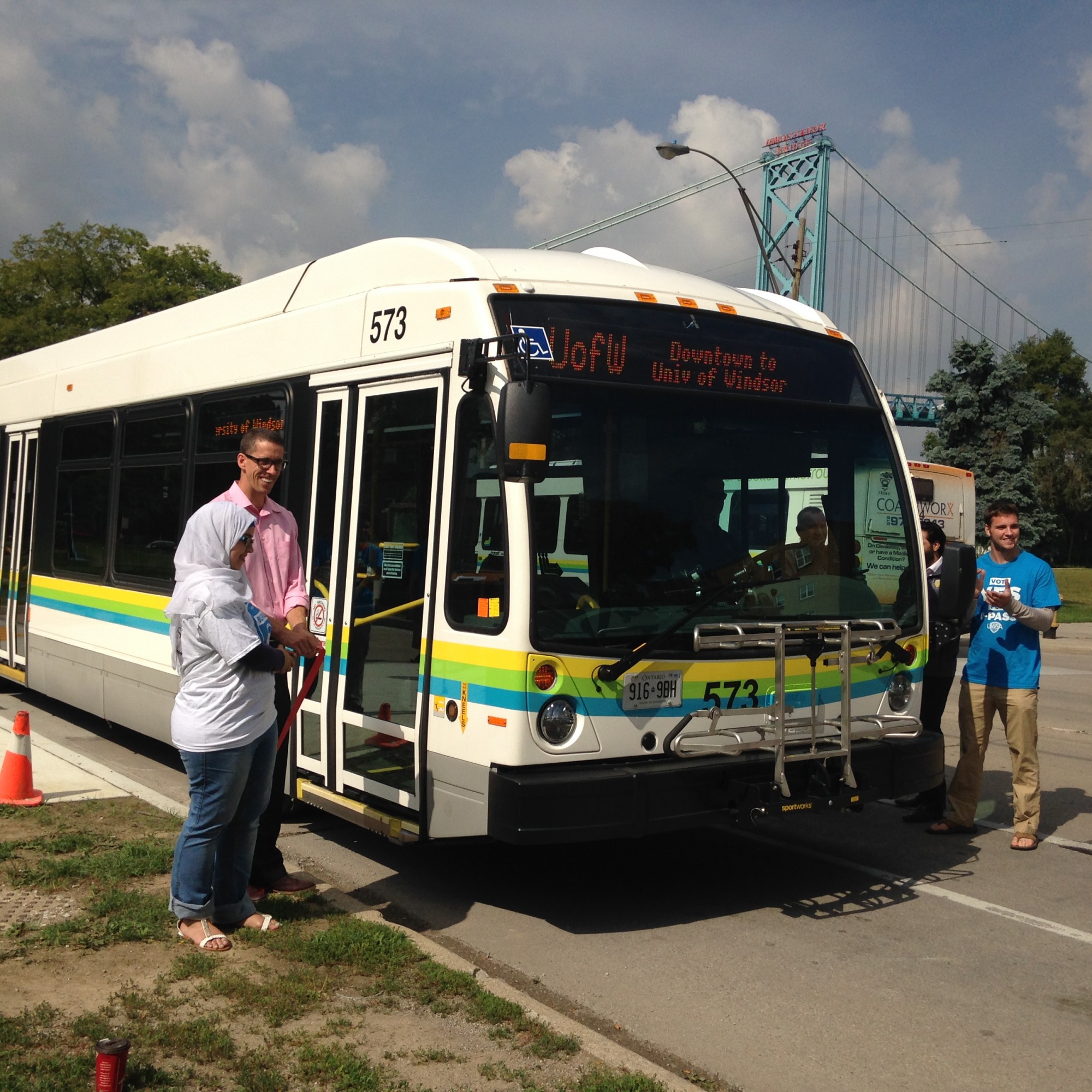 ribbon cutting windsor transit