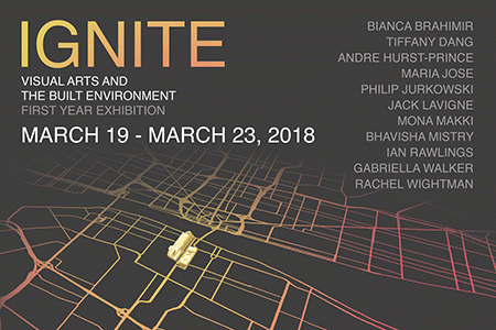 IGNITE is the First Year VABE Students' Spring 2018 Exhibition