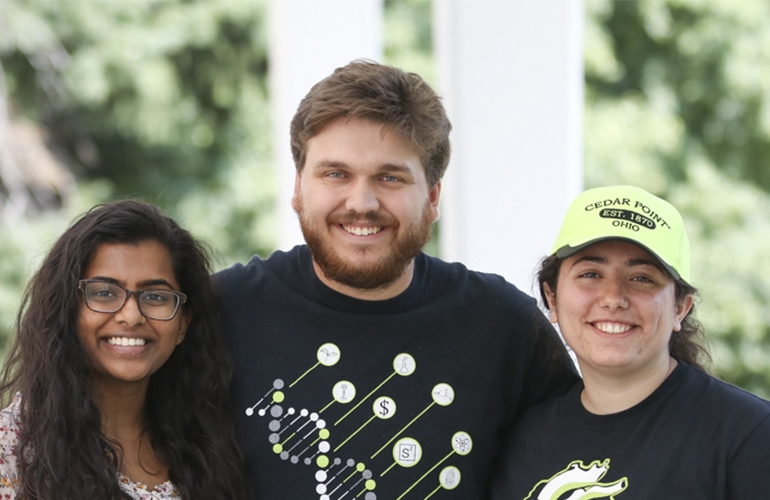 Kiruthika Baskaran, Jake Frank and Layale Bazzi