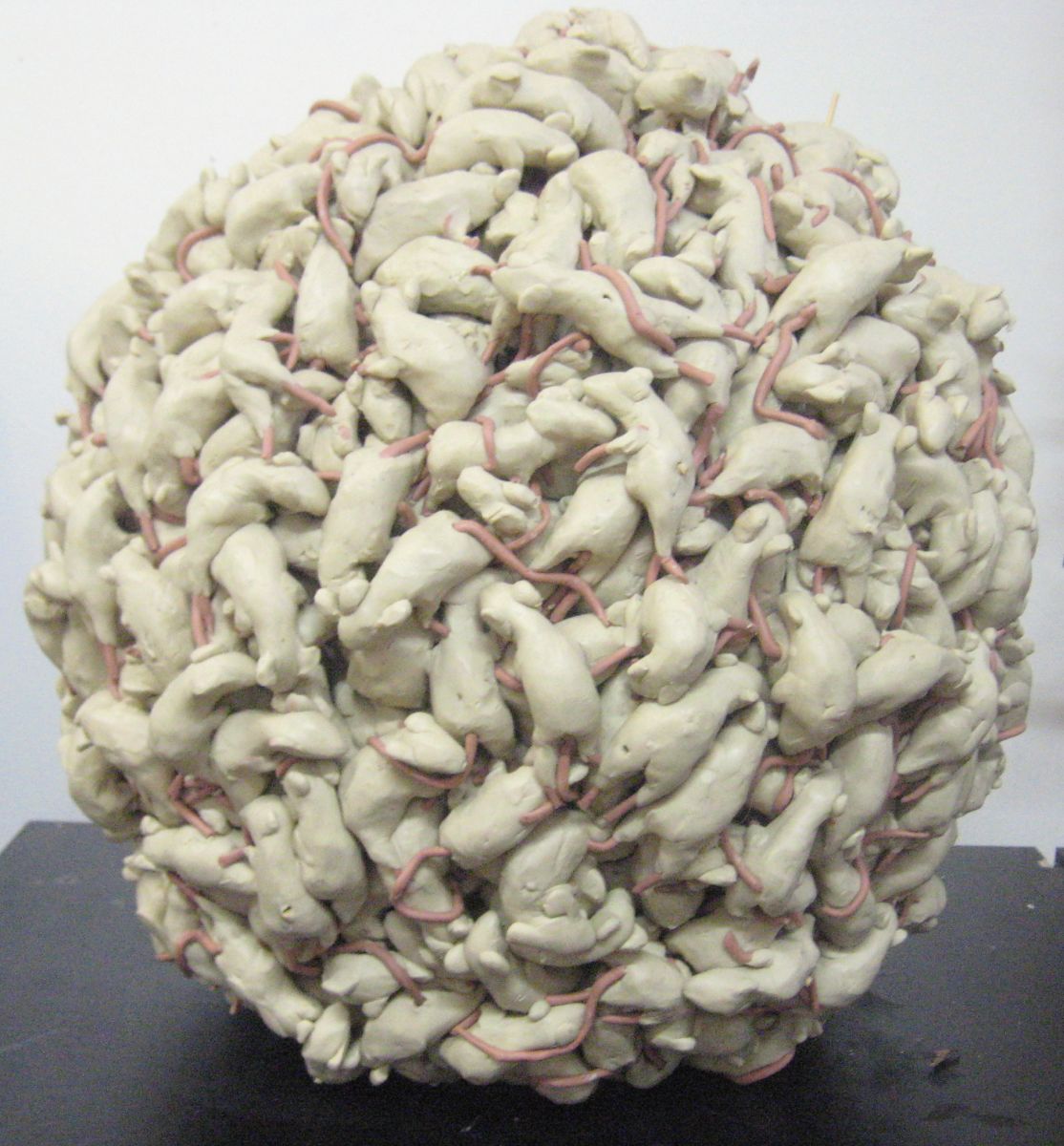 Sculpture, "Mice Ball" by David Poolman