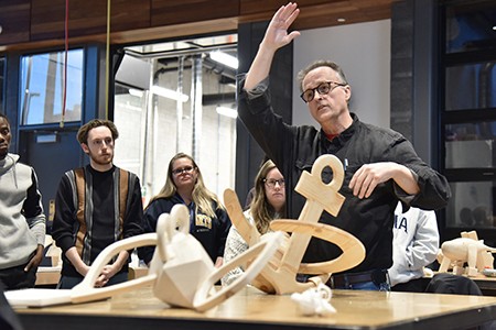 Rod Strickland&#039;s Sculpture Class project discussion