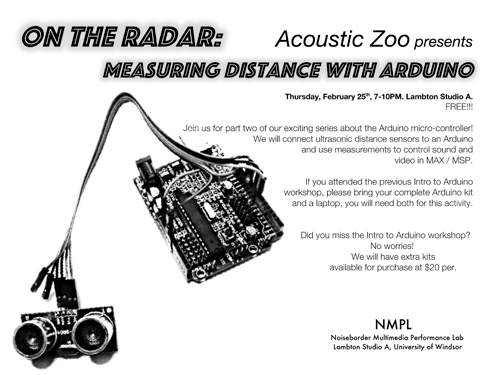 poster for arduino workshop