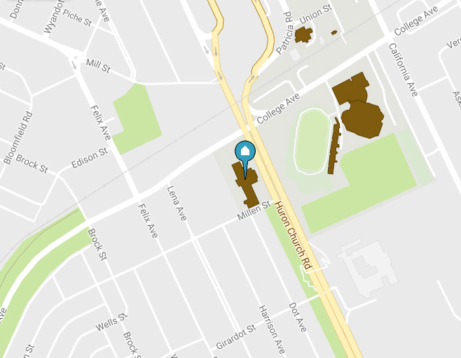 map showing location on LeBel Building