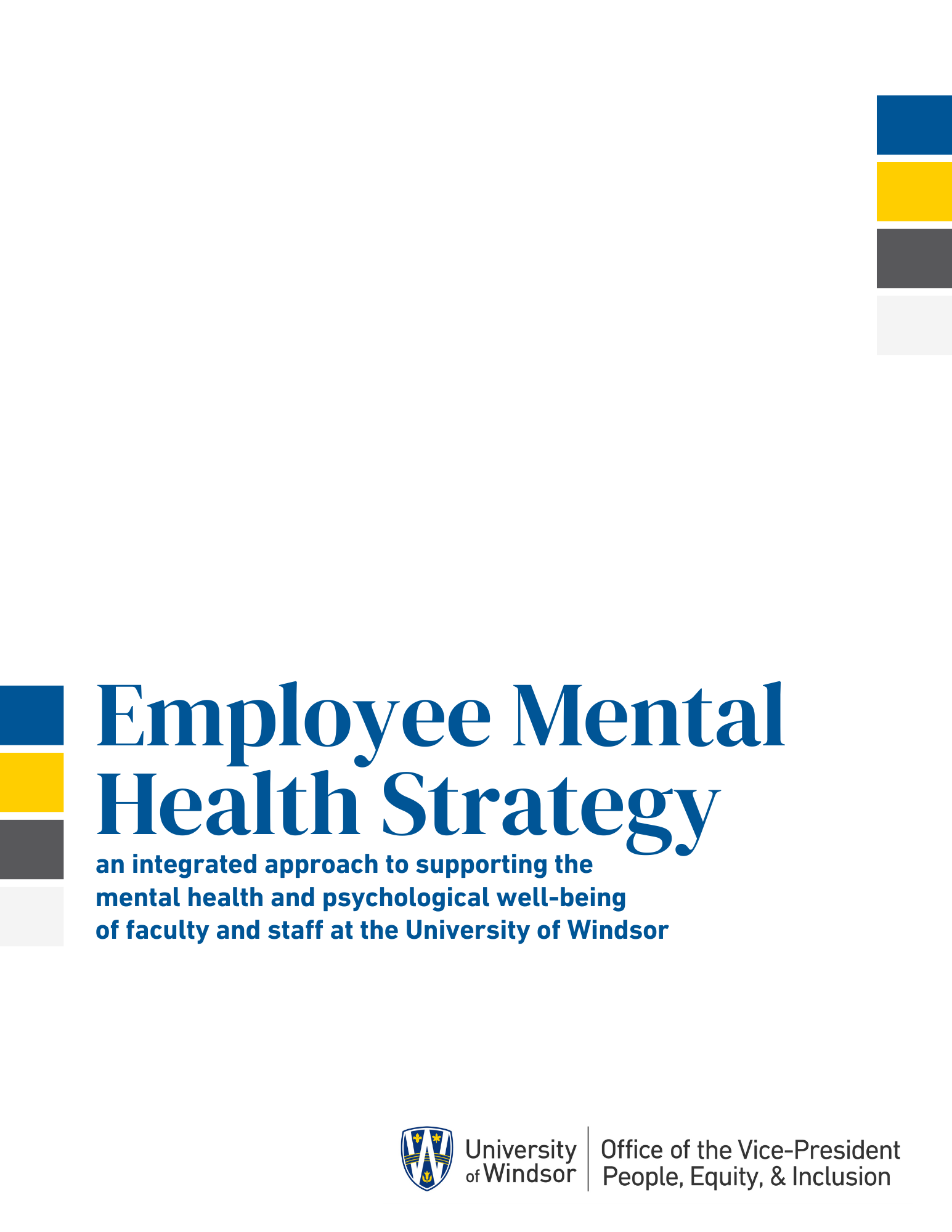 Thumbnail of Employee Mental Health Strategy document