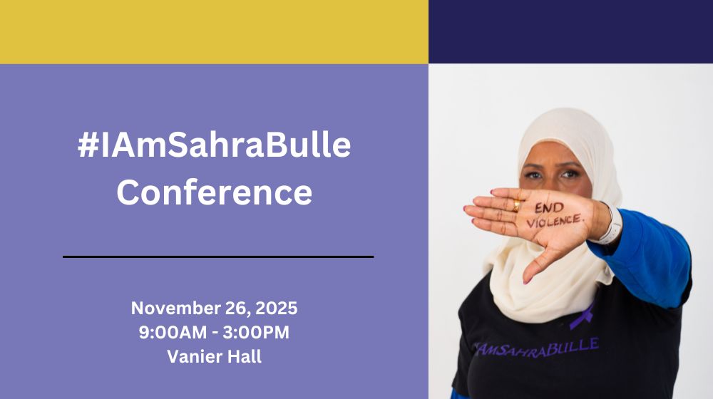 #I Am Sahra Bulle Conference. Save the Date - November 26, 2025.